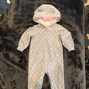 Babygirl hooded one piece outfit——PRICE REDUCED